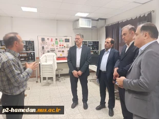 بازدید دکتر غلامرضا زمانی، رئیس دانشگاه ملی مهارت از آموزشکده های ملی مهارت استان همدان  2