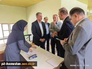 بازدید دکتر غلامرضا زمانی، رئیس دانشگاه ملی مهارت از آموزشکده های ملی مهارت استان همدان  3