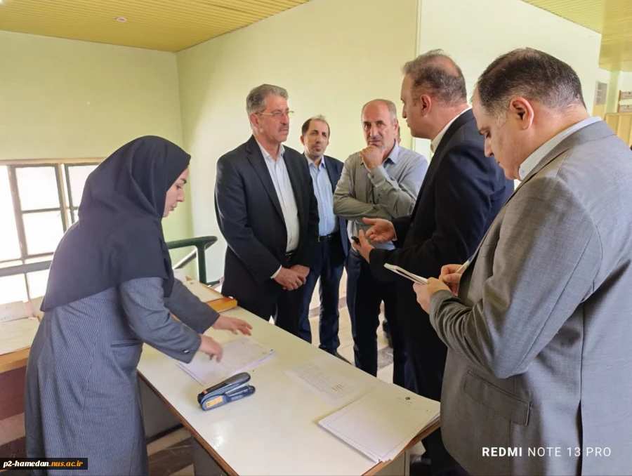 بازدید دکتر غلامرضا زمانی، رئیس دانشگاه ملی مهارت از آموزشکده های ملی مهارت استان همدان  3