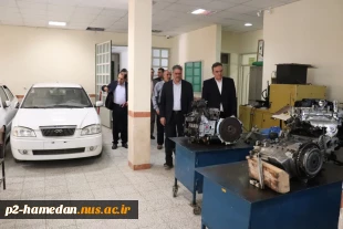 بازدید ریاست دانشگاه ملی مهارت از آموزشکده شهید جباریان همدان
 2