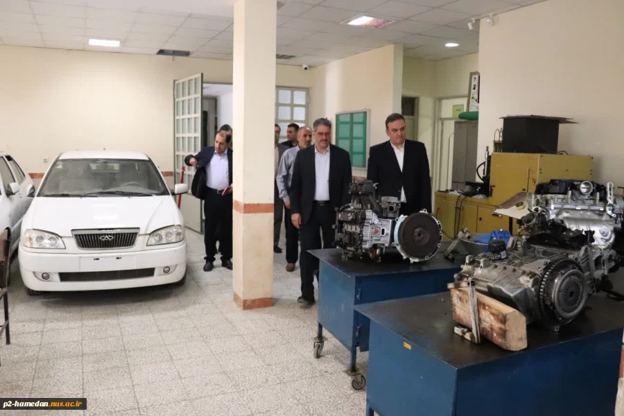 بازدید ریاست دانشگاه ملی مهارت از آموزشکده شهید جباریان همدان
 2