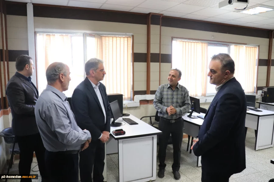 بازدید ریاست دانشگاه ملی مهارت از آموزشکده شهید جباریان همدان
 2