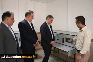 بازدید ریاست دانشگاه ملی مهارت از آموزشکده شهید جباریان همدان
 2