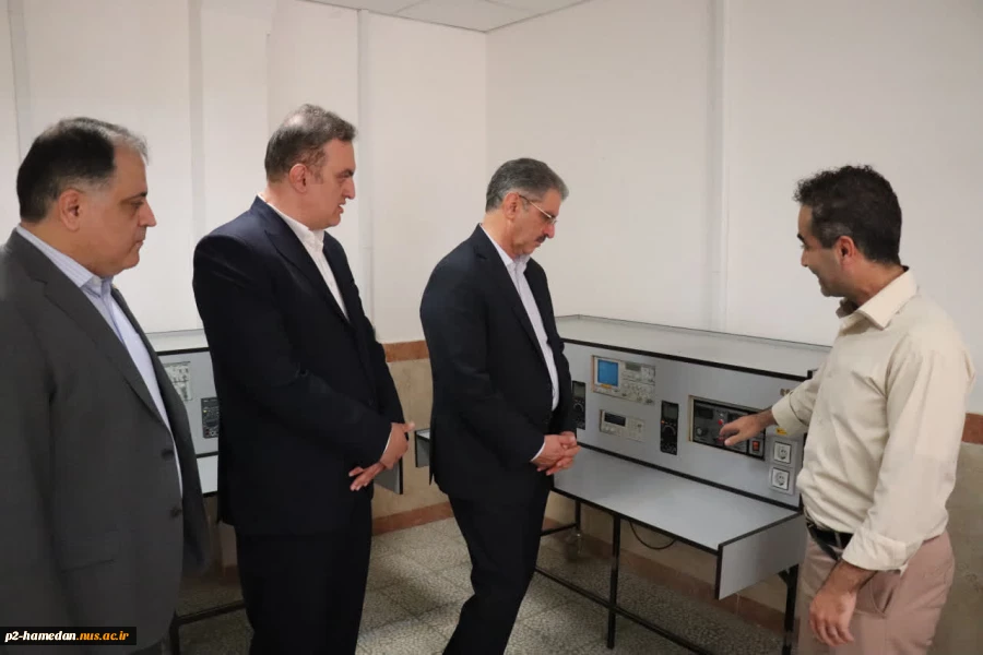 بازدید ریاست دانشگاه ملی مهارت از آموزشکده شهید جباریان همدان
 2