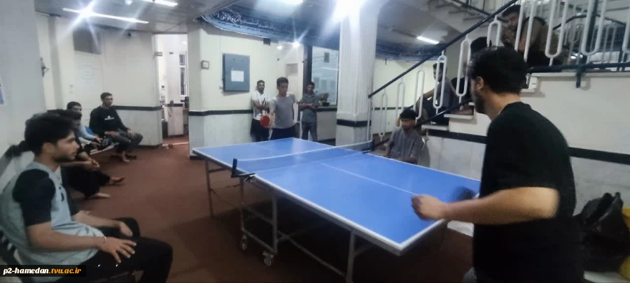 برگزاری مسابقات ورزشی در خوابگاه دانشجویی آموزشکده ملی مهارت شماره دو همدان  2