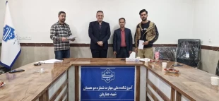 جلسه انجمن علمی با حضور ریاست دانشگاه ملی مهارت استان همدان برگزار شد. 10