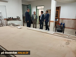 بازدید هیات نظارت و ارزیابی دانشگاه بوعلی سینا از آموزشکده ملی مهارت شهید جباریان 2