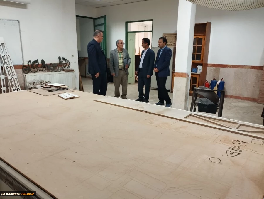 بازدید هیات نظارت و ارزیابی دانشگاه بوعلی سینا از آموزشکده ملی مهارت شهید جباریان 2